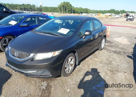 2013 Honda Civic Lx из США, поврежденный, VIN 2HGFB2F59DH517917